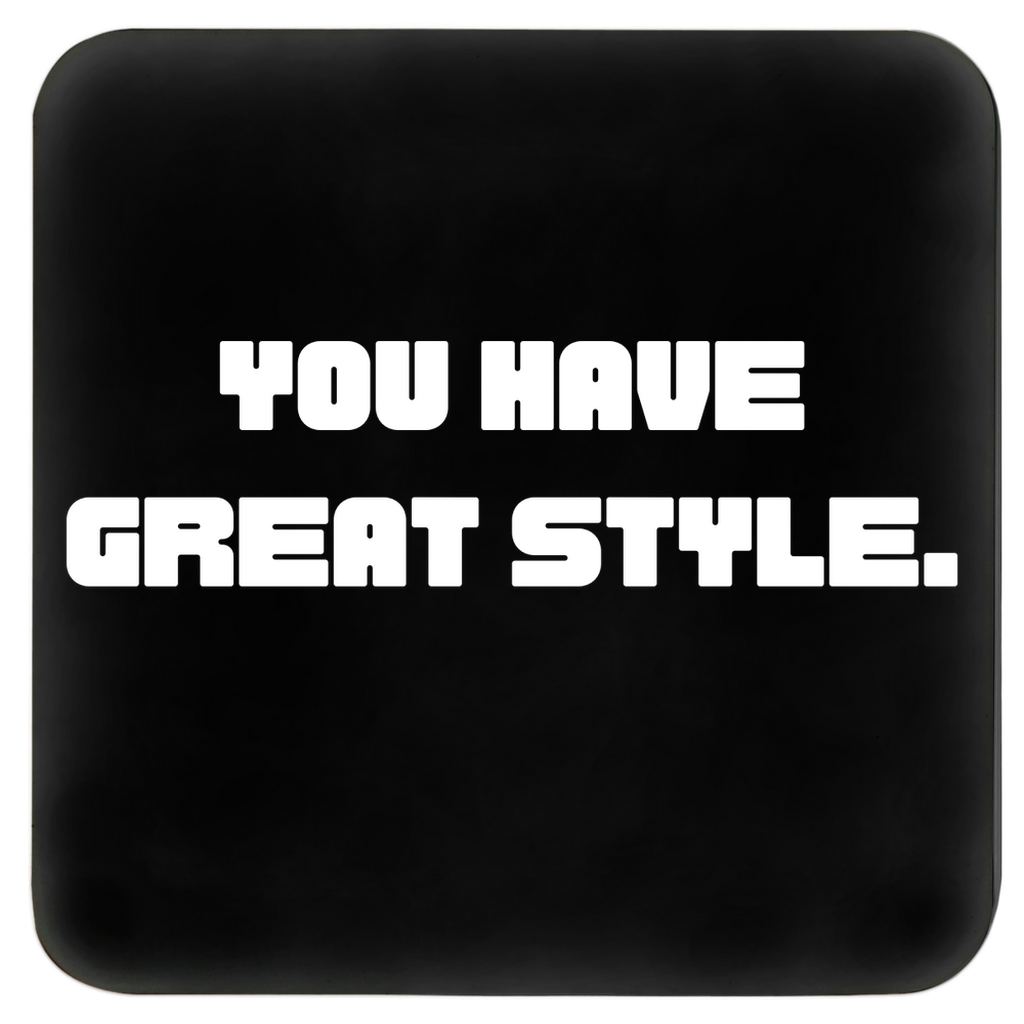 Black and White Compliment Coasters