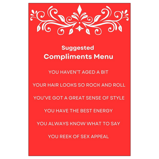 Suggested Compliments Menu