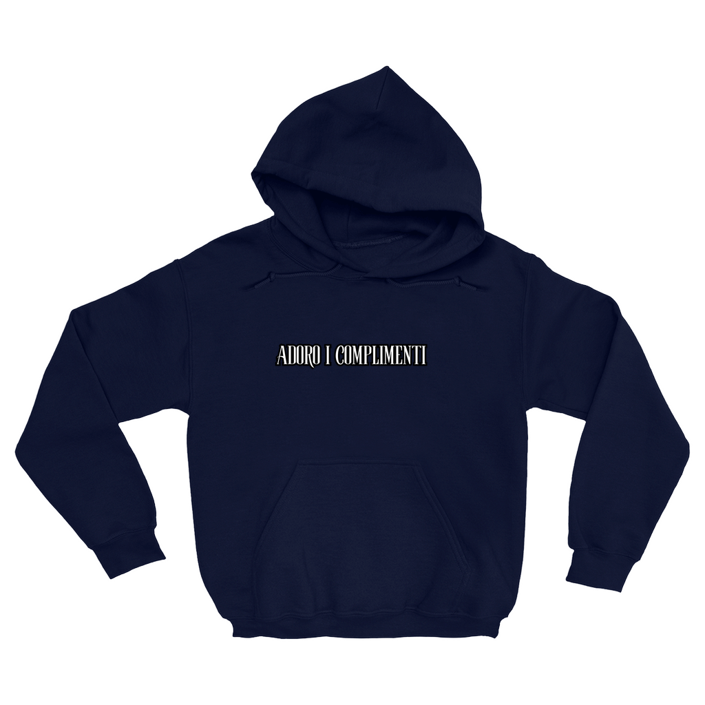 I Like Compliments (in Italian) Hoodies (No-Zip/Pullover)